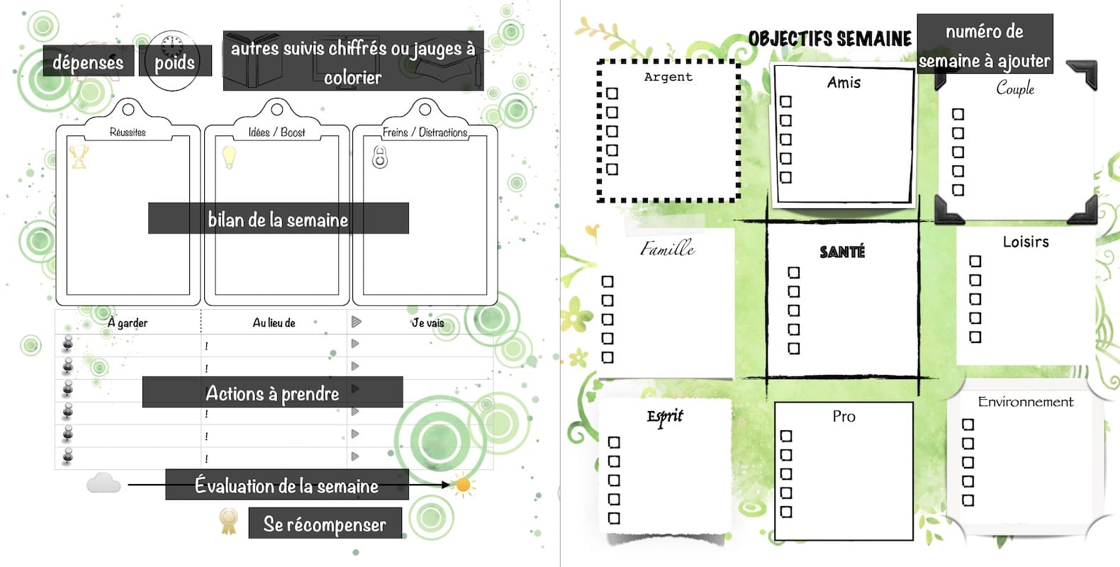 courbe de poids et suivi mensurations dans Ma Vie Au Carré