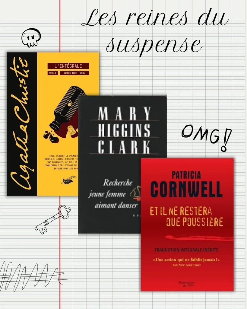 Les reines du suspense : Agatha Christie, Mary Higgins Clark et Patricia Cornwell